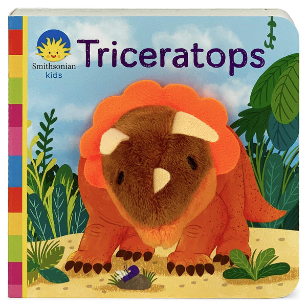 Triceratops Finger Puppet Book