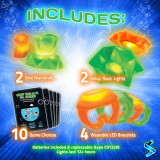 Pool Party - A Glow in the Dark Swimming Game
