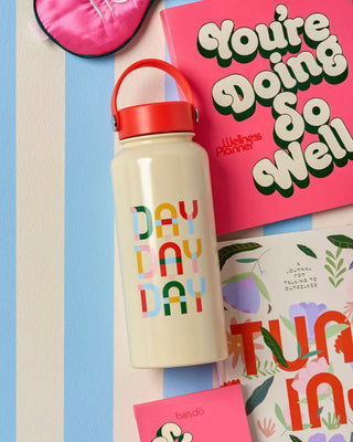 Stainless Steel Water Bottle - Day by Day