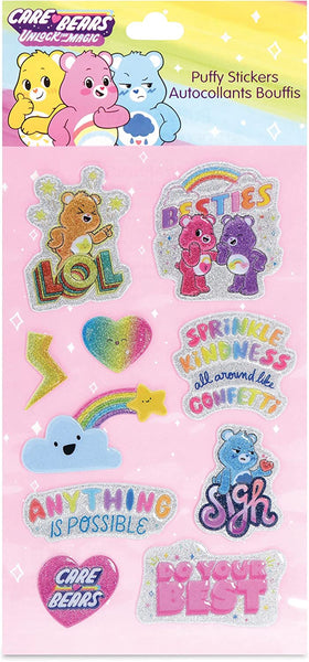 Care Bear Puffy Stickers