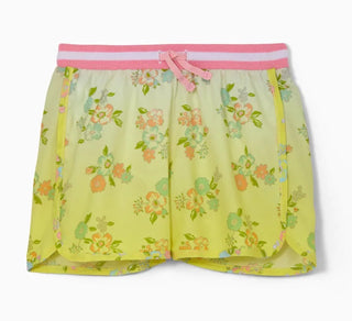 Rockets of Awesome Active Floral Short - Highlighter