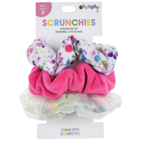 iScream Confetti 3Pk Scrunchie Set