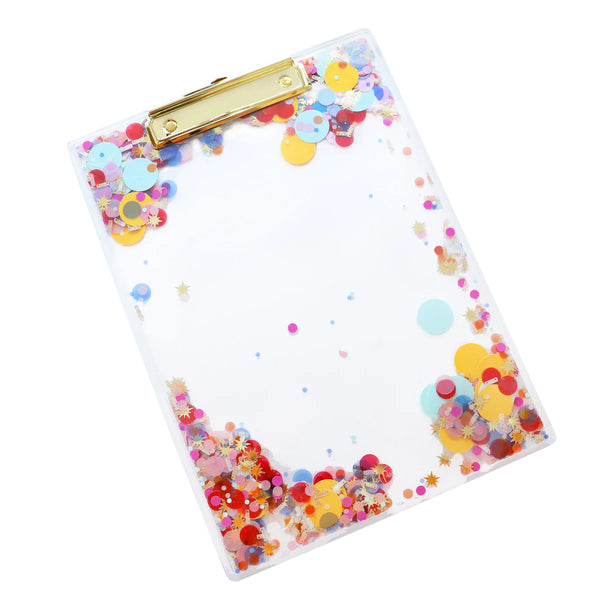 Packed Party Never Boring Celebration Confetti Clipboard