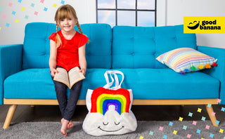 Shaggy Baggie Tote Bag - Rainbow