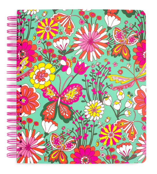 3 Subject Large Notebook - Magic Garden Mint