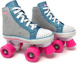 Junior Glitter Light Up Roller Skates
