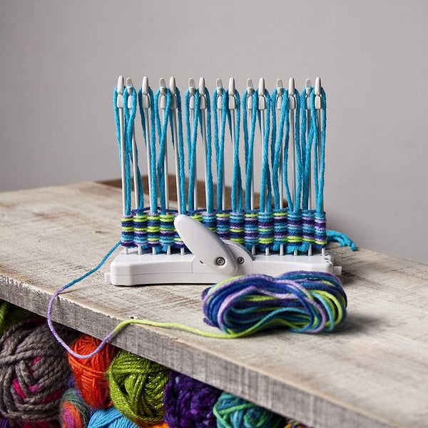 Loopdeloom Spindle Weaving Loom Kit - Friendship Bracelet Maker – Olly-Olly