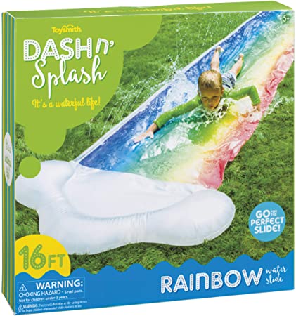 Dash n' Splash 16ft Rainbow Water Slide