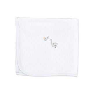 Magnolia Baby Worth the Wait Stork Receiving Blanket