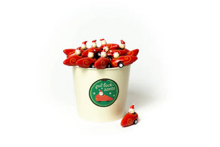 Mini Wooden Pull Back Santa Sleigh