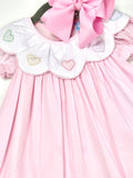 Pastel Sweethearts Collared Dress