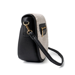 Kedzie Camden Faux Sherpa Mini Messenger Bag