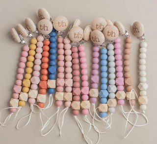 Three Hearts Toy & Pacifier Clip