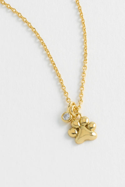 Estella Bartlett Gold-Plated Pawfect to Me Necklace