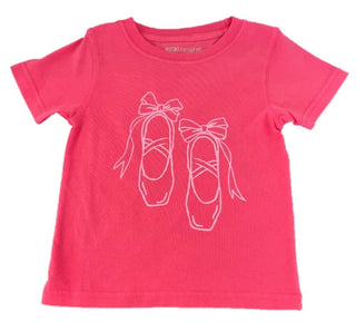 Mustard & Ketchup Kids Pink Ballet Shoes S/S Tee