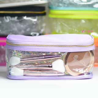 Clear Cosmetic Train Case