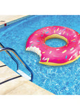 Pink Frosted Donut Pool Float