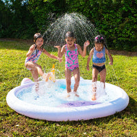Inflatable Happy Unicorn Splash Pad Sprinkler