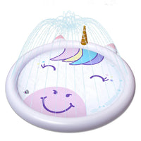Inflatable Happy Unicorn Splash Pad Sprinkler