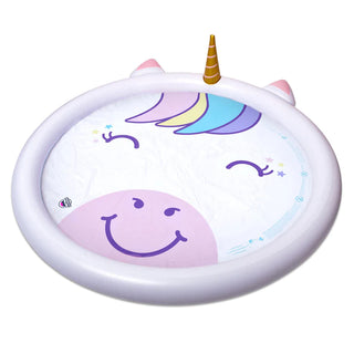 Inflatable Happy Unicorn Splash Pad Sprinkler