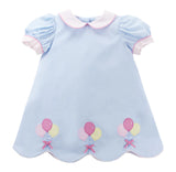 Zuccini Blue Balloons Kendall Birthday Dress