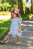 Zuccini Blue Balloons Kendall Birthday Dress