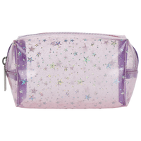 Colorblock Clear Stars 4Pc Cosmetic Bag Set