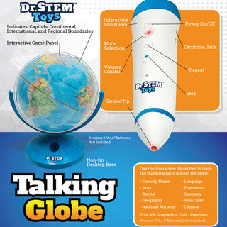 Dr Stem Toys Talking Globe