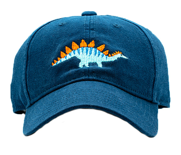 Harding Lane Baseball Hat Stegosaurus on Navy