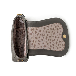 Kedzie Camden Faux Sherpa Mini Messenger Bag