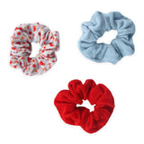Gingerbread Sweetheart Ornament Scrunchie Set