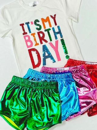 Belle Cher It's My Birthday Sequin Tee
