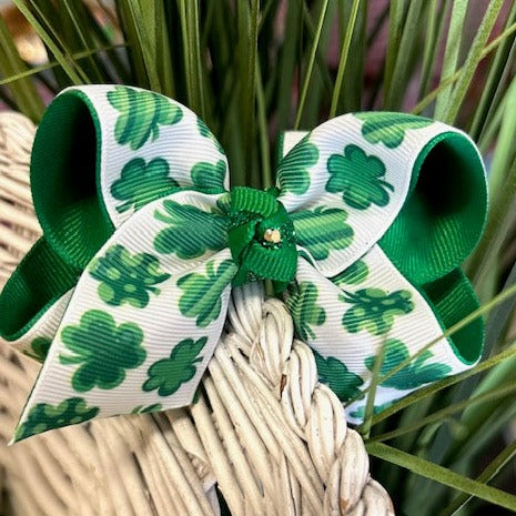 St Patty's Day Hair Bows - TODDLER