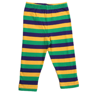 Striped Mardi Gras Leggings
