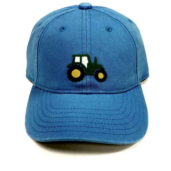 Harding Lane Baseball Hat Tractor on Blue