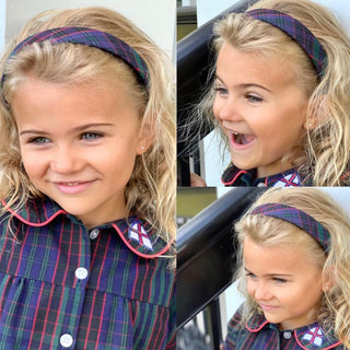 PRE-ORDER: School Uniform Plaid Headbands