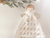 Celestial Angel Linen Advent Calendar
