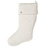 Fig & Dove Ivory Christmas Stocking - Cuffed