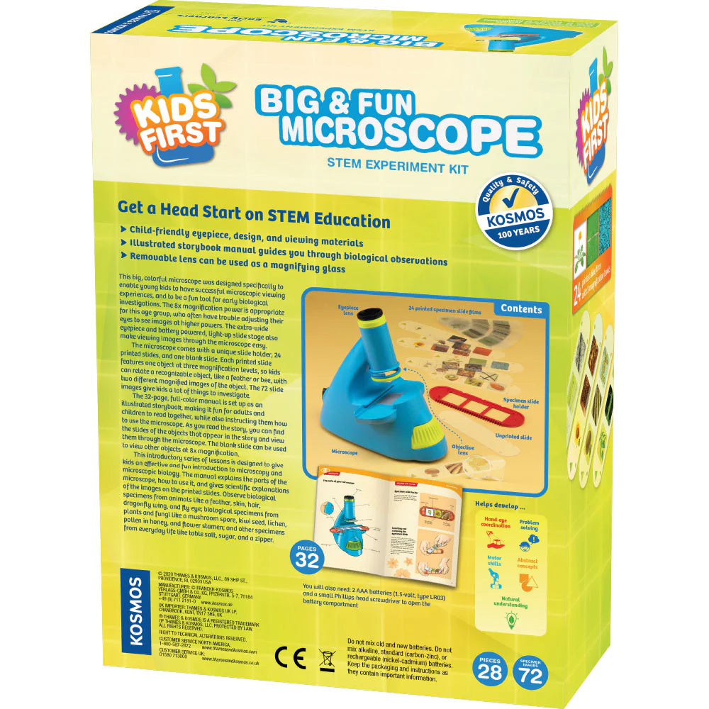 Big & Fun Microscope: STEM Experiment Kit – Olly-Olly