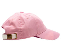 Harding Lane Baseball Hat Rainbow On Light Pink