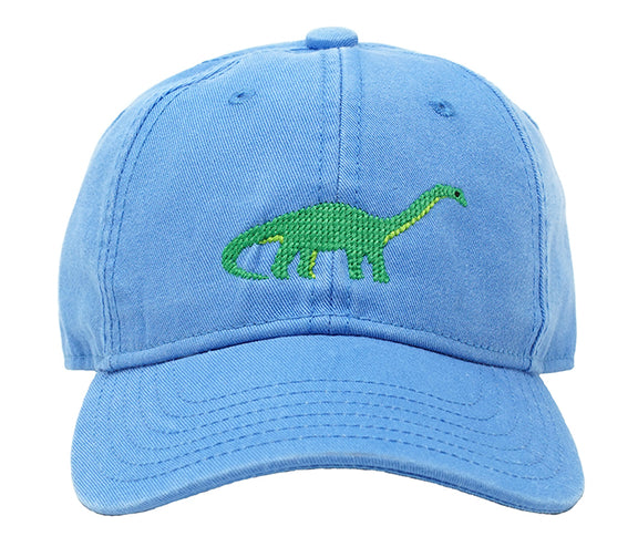 Harding Lane Baseball Hat Brontosaurus on Light Blue