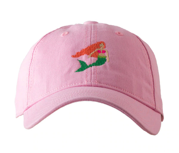 Harding Lane Baseball Hat Mermaid On Light Pink