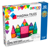32Pc Magna-Tiles Clear Colors