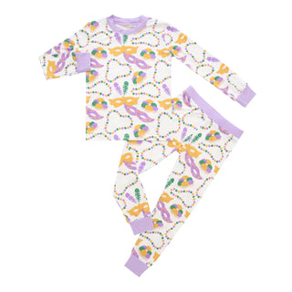 Southern Slumber Mardi Gras Bamboo 2Pc Pajamas