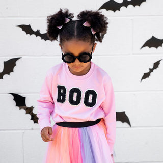 Sweet Wink Pink L/S BOO Sweatshirt