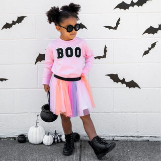 Sweet Wink Pink L/S BOO Sweatshirt