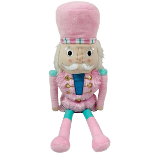 Plush Pink Pastel Nutcracker