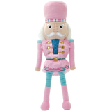 Plush Pink Pastel Nutcracker