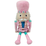 Plush Pink Pastel Nutcracker
