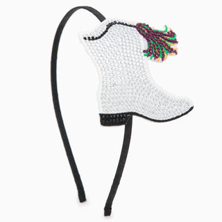 Azarhia Mardi Gras Jeweled Marching Boots Headband